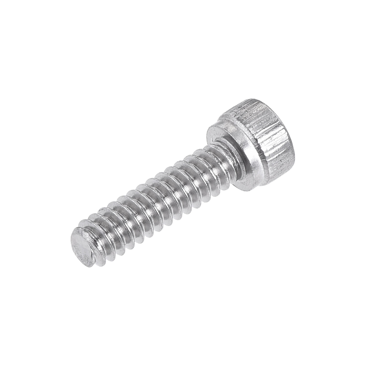 Harfington #6-32x1/2" Hex Socket Head Cap Screw Bolts 304 Stainless Steel Polished 50pcs