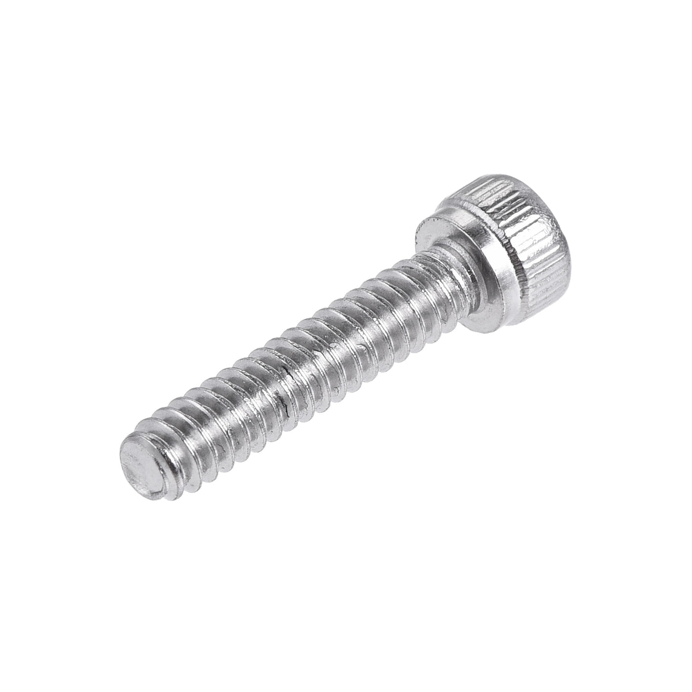 Harfington #6-32x5/8" Hex Socket Head Cap Screw Bolts 304 Stainless Steel Polished 100pcs