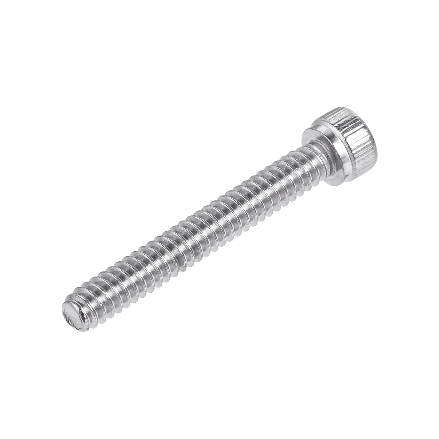 Harfington #6-32x1" Hex Socket Head Cap Screw Bolts 304 Stainless Steel Polished 50pcs