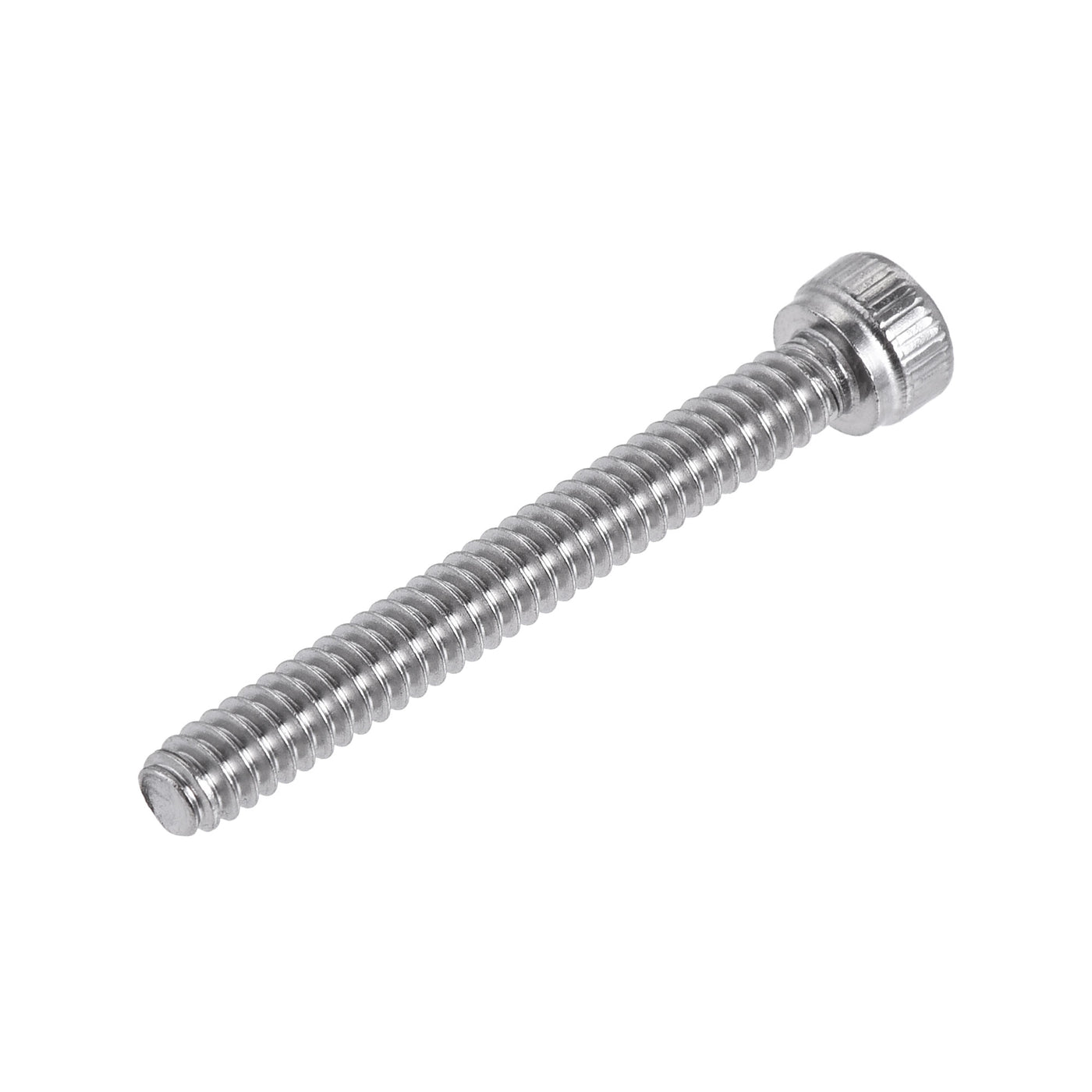 Harfington #6-32x1-1/8" Hex Socket Head Cap Screw Bolts 304 Stainless Steel Polished 50pcs
