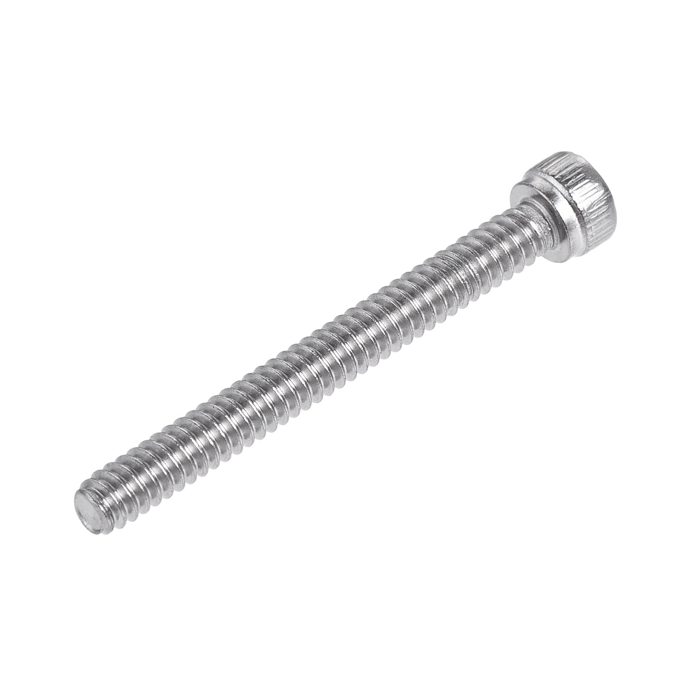 Harfington #6-32x1-1/4" Hex Socket Head Cap Screw Bolts 304 Stainless Steel Polished 50pcs