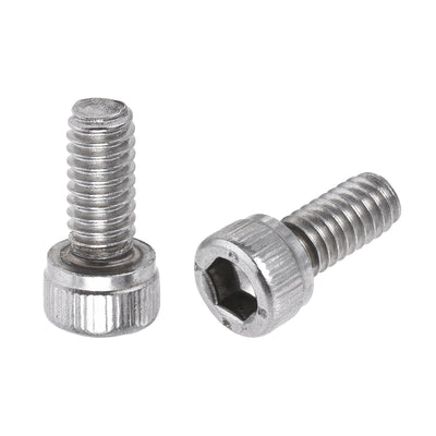 Harfington #8-32x3/8" Innensechskantschrauben, 304 Edelstahl, poliert, 25 Stück