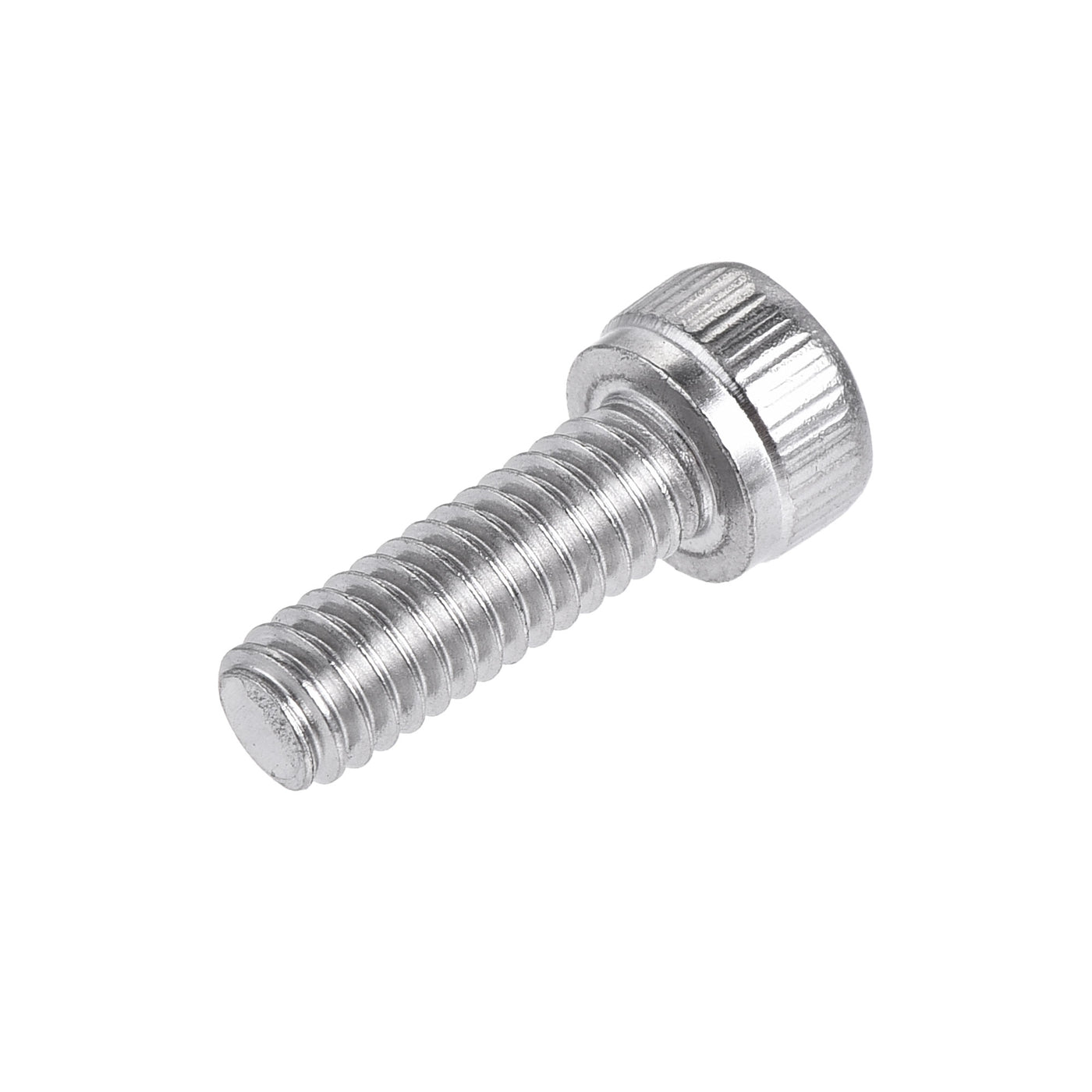 Harfington #8-32x1/2" Hex Socket Head Cap Screw Bolts 304 Stainless Steel Polished 25pcs