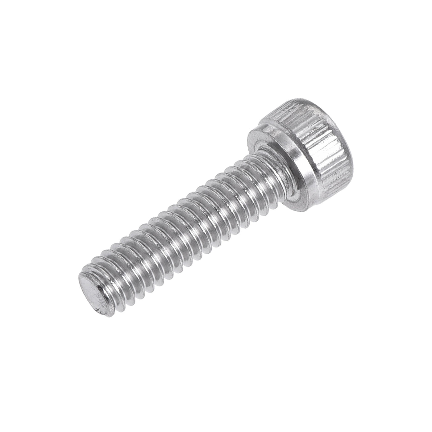 Harfington #8-32x5/8" Hex Socket Head Cap Screw Bolts 304 Stainless Steel Polished 25pcs