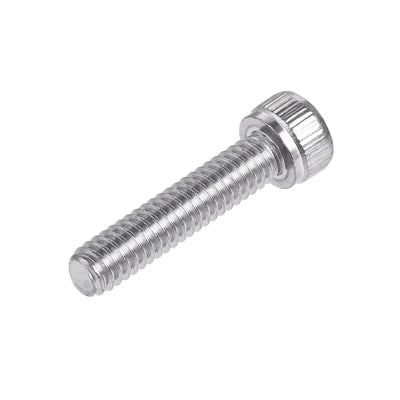 Harfington #8-32x3/4" Hex Socket Head Cap Screw Bolts 304 Stainless Steel Polished 25pcs