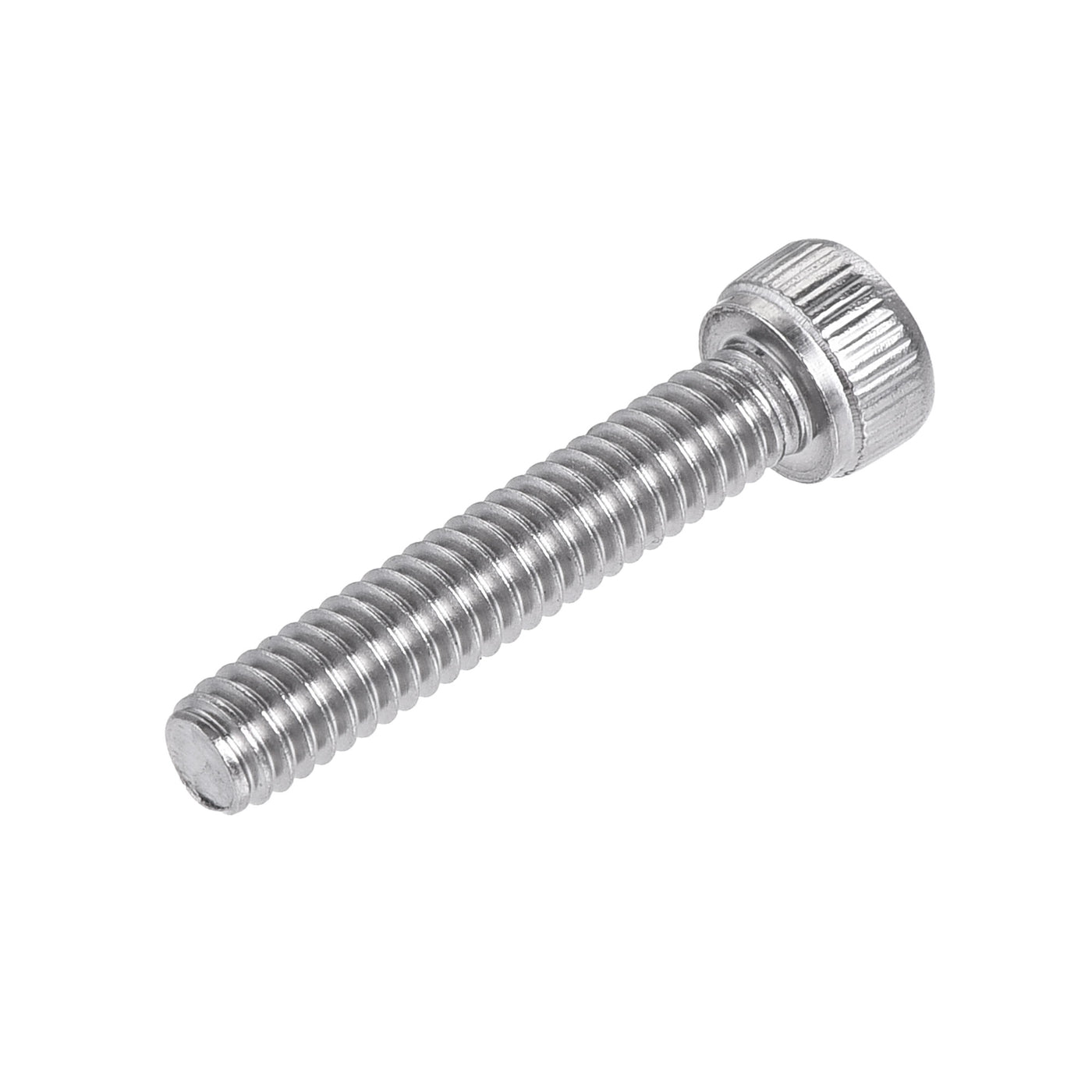 Harfington #8-32x7/8" Hex Socket Head Cap Screw Bolts 304 Stainless Steel Polished 25pcs