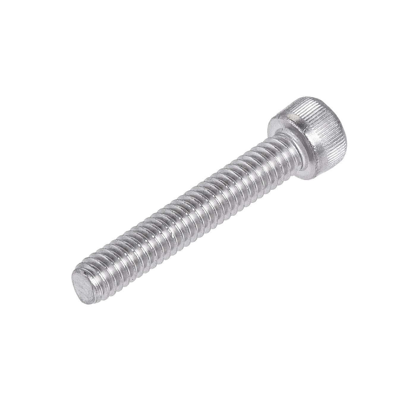 Harfington #8-32x1" Hex Socket Head Cap Screw Bolts 304 Stainless Steel Polished 25pcs