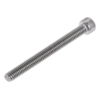 Harfington #8-32x1-3/4" Hex Socket Head Cap Screw Bolts 304 Stainless Steel Polished 25pcs