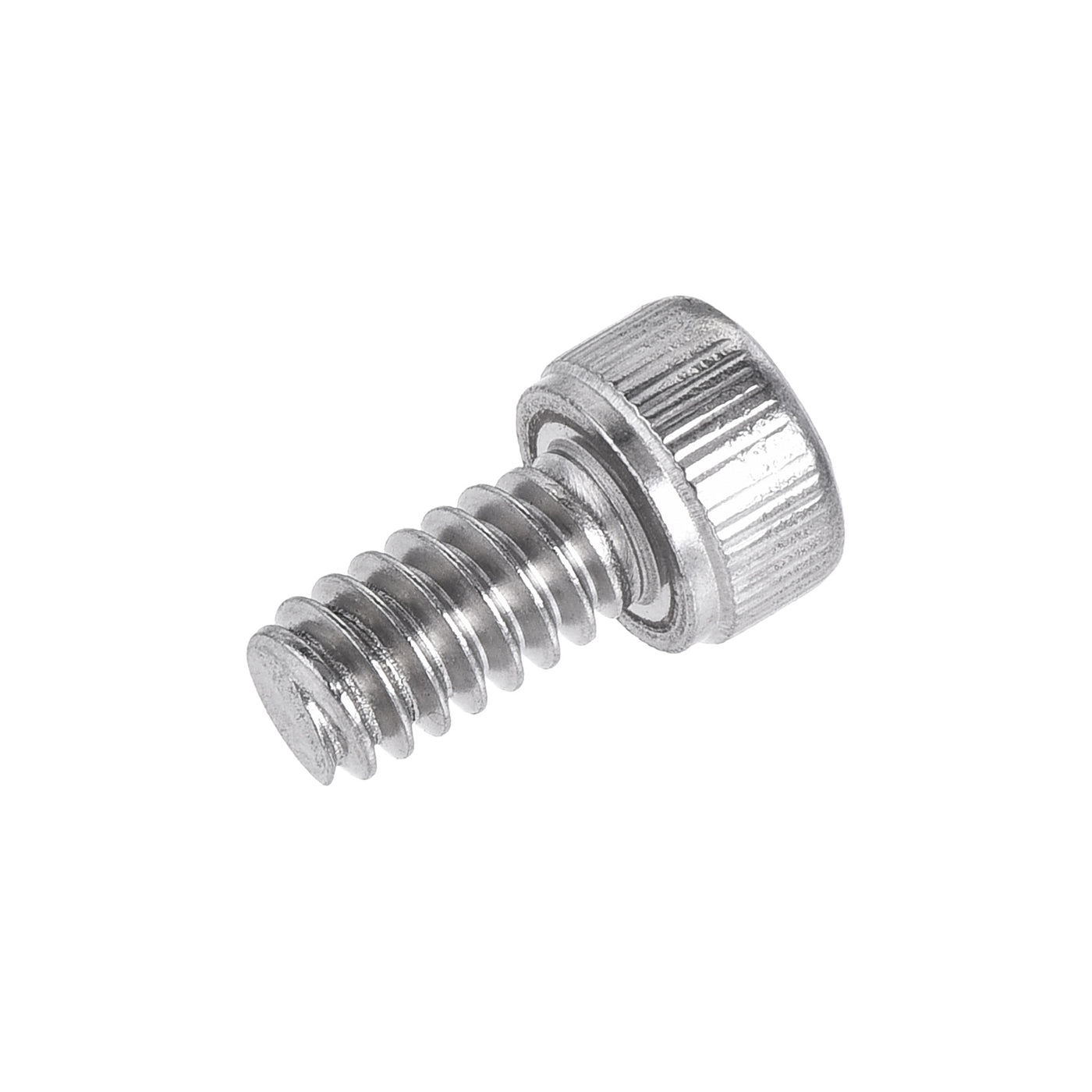 Harfington #10-24x3/8" Hex Socket Head Cap Screw Bolts 304 Stainless Steel Polished 25pcs