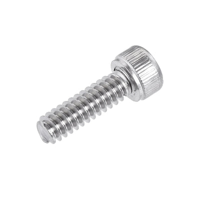 Harfington #10-24x5/8" Hex Socket Head Cap Screw Bolts 304 Stainless Steel Polished 50pcs