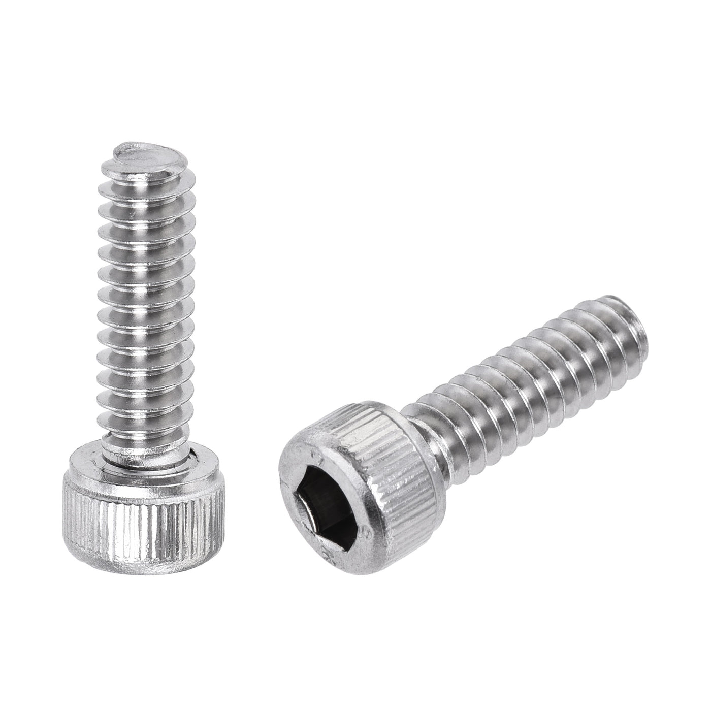 Harfington #10-24x5/8" Hex Socket Head Cap Screw Bolts 304 Stainless Steel Polished 50pcs