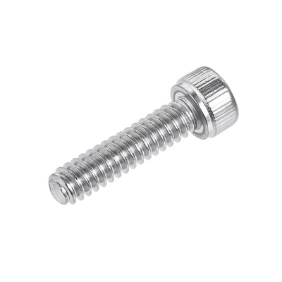Harfington #10-24x3/4" Hex Socket Head Cap Screw Bolts 304 Stainless Steel Polished 50pcs