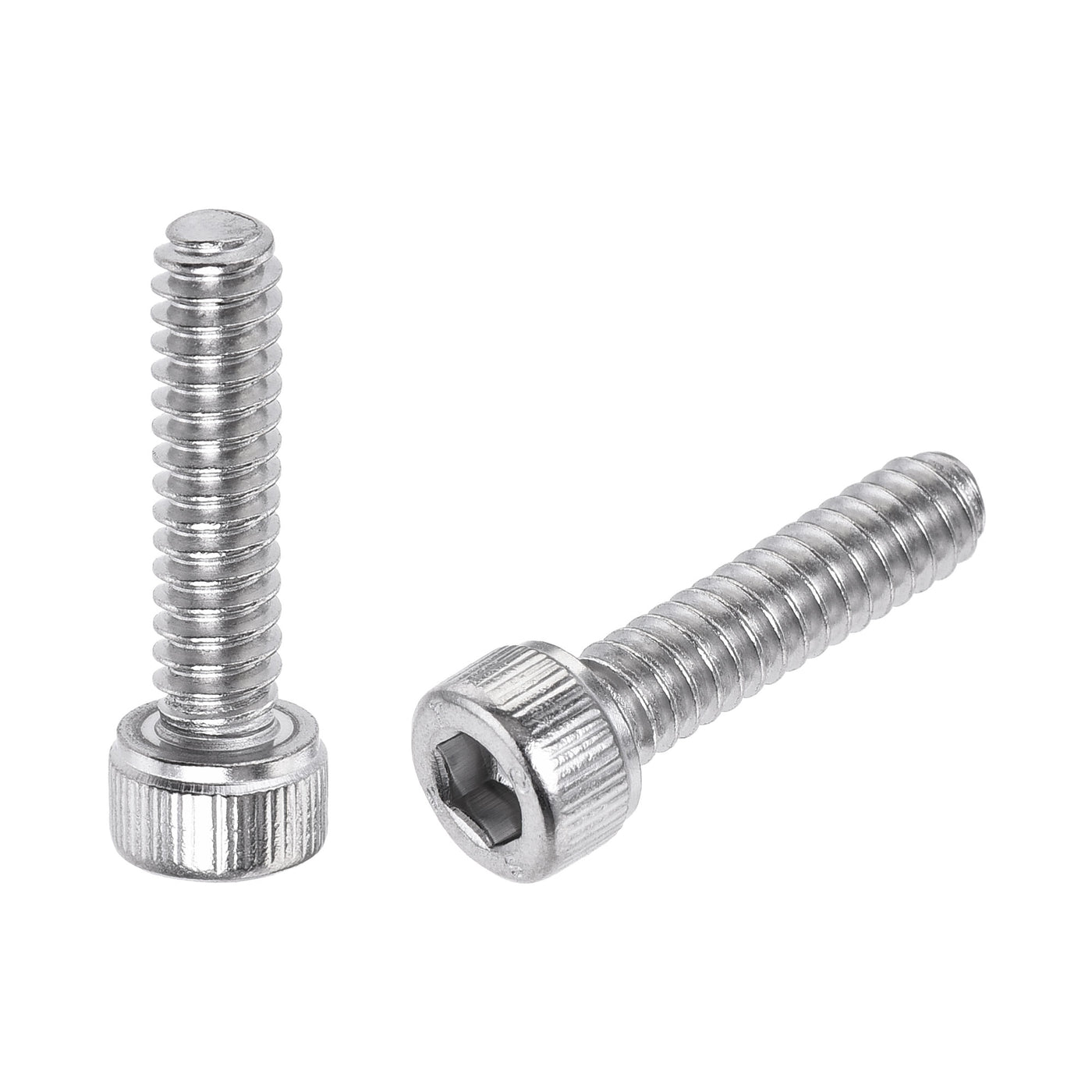 Harfington #10-24x3/4" Hex Socket Head Cap Screw Bolts 304 Stainless Steel Polished 50pcs