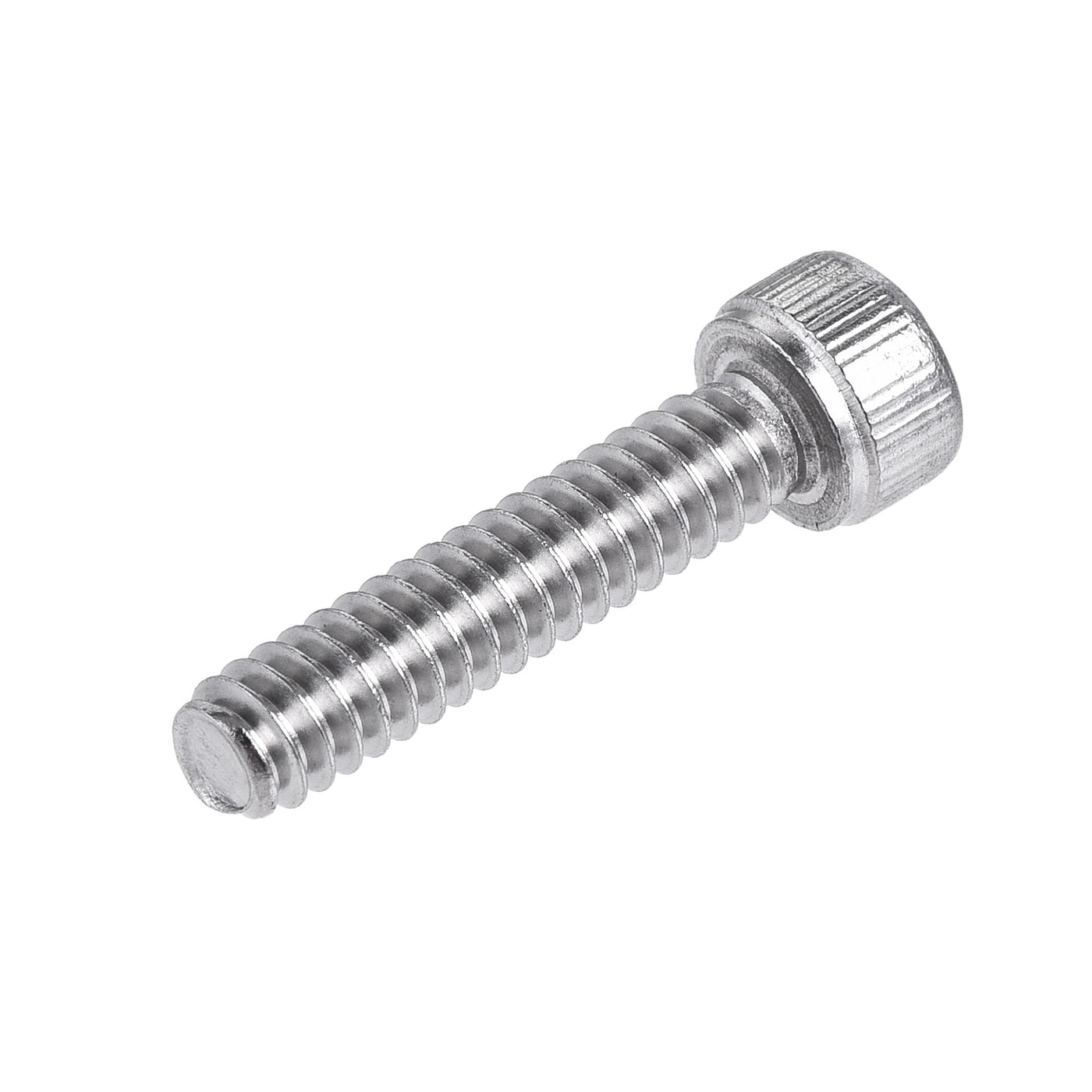 Harfington #10-24x7/8" Hex Socket Head Cap Screw Bolts 304 Stainless Steel Polished 50pcs
