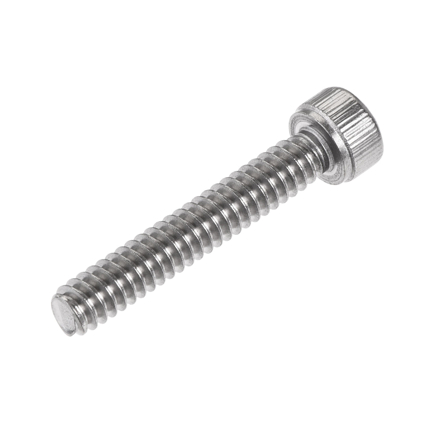 Harfington #10-24x1-1/8" Hex Socket Head Cap Screw Bolts 304 Stainless Steel Polished 25pcs