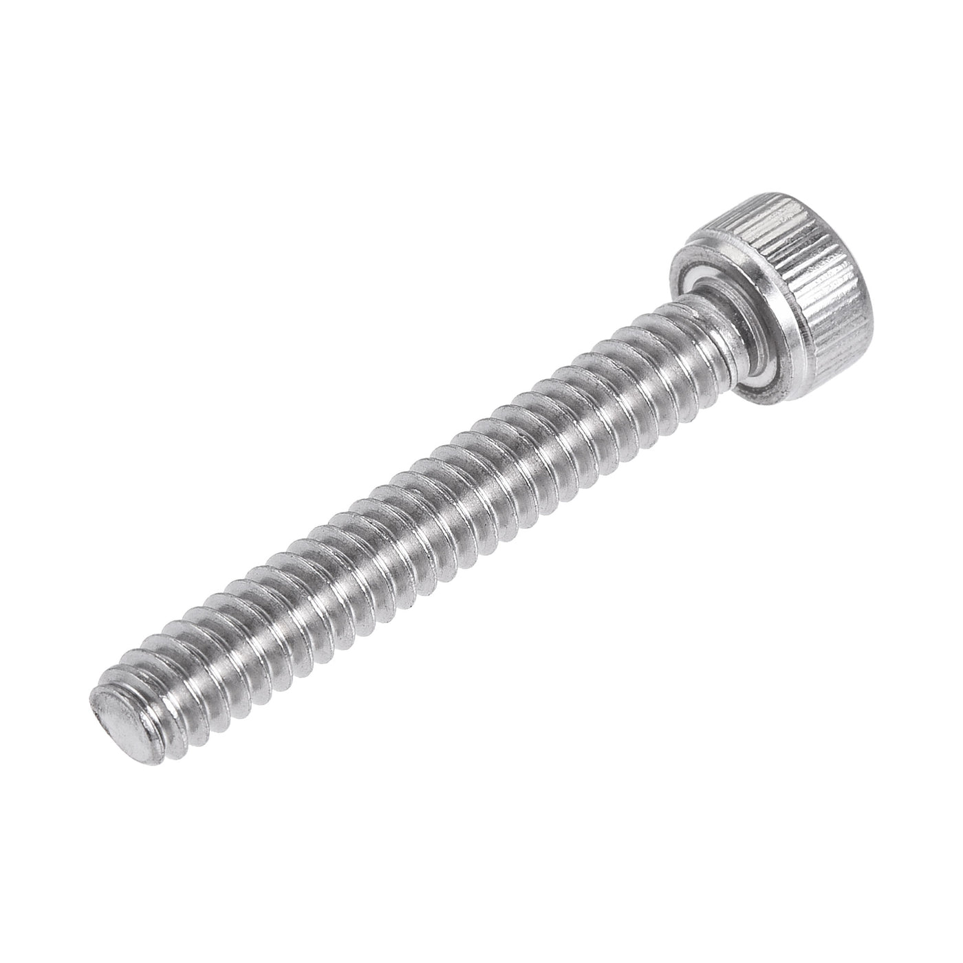 Harfington #10-24x1-1/4" Hex Socket Head Cap Screw Bolts 304 Stainless Steel Polished 50pcs