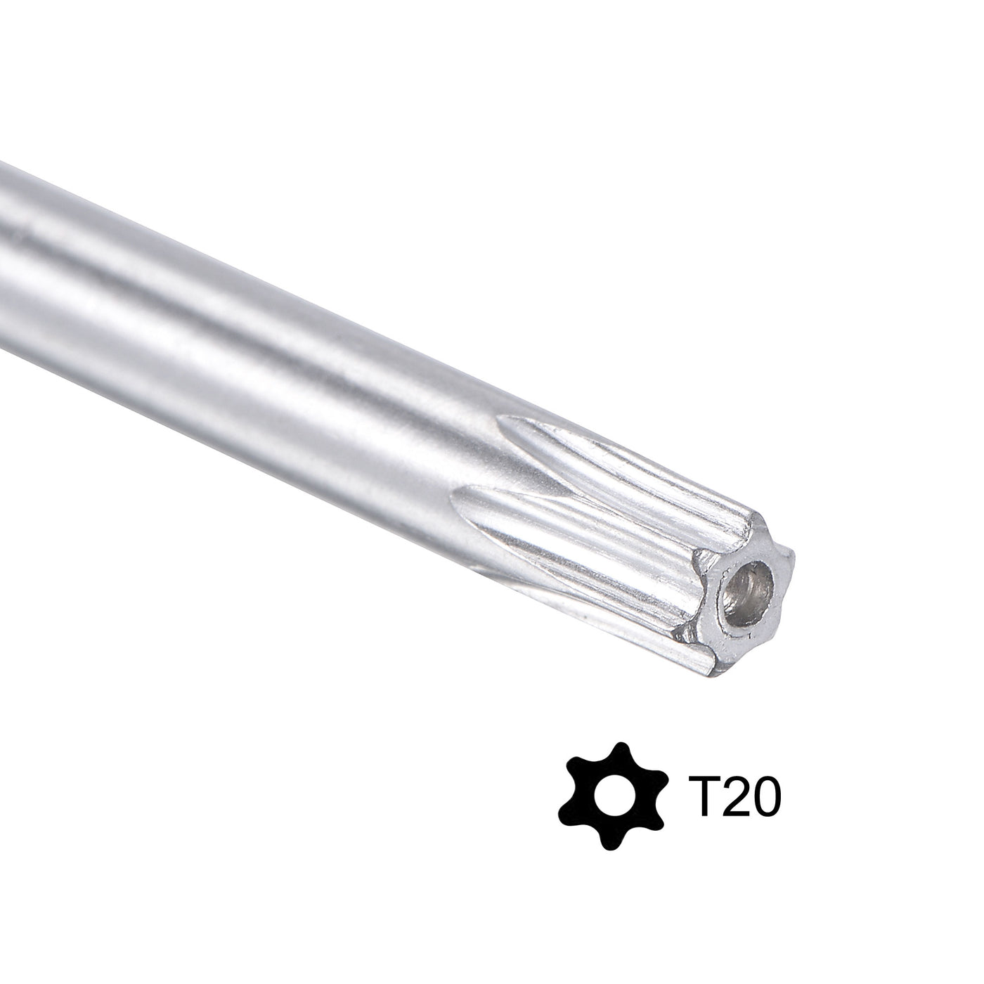 Harfington Anti Tamper Proof Torx Star Key Bit Wrench, L-Shape Long Arm CR-V Steel