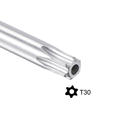 Harfington Anti Tamper Proof Torx Star Key Bit Wrench, L-Shape Long Arm CR-V Steel