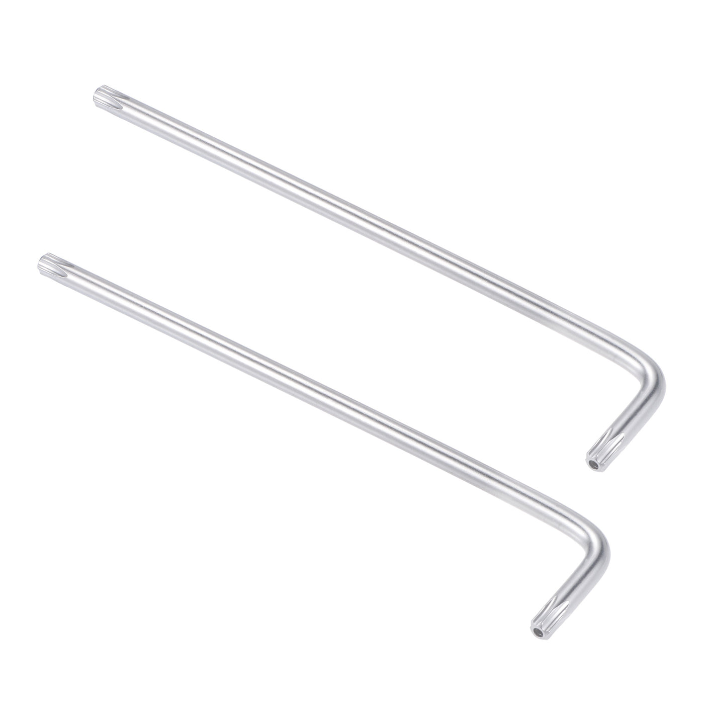 Harfington Anti Tamper Proof Torx Star Key Bit Wrench, L-Shape Long Arm CR-V Steel