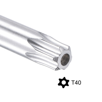 Harfington Anti Tamper Proof Torx Star Key Bit Wrench, L-Shape Long Arm CR-V Steel