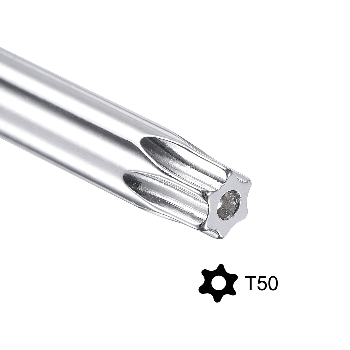 Harfington Anti Tamper Proof Torx Star Key Bit Wrench, L-Shape Long Arm CR-V Steel