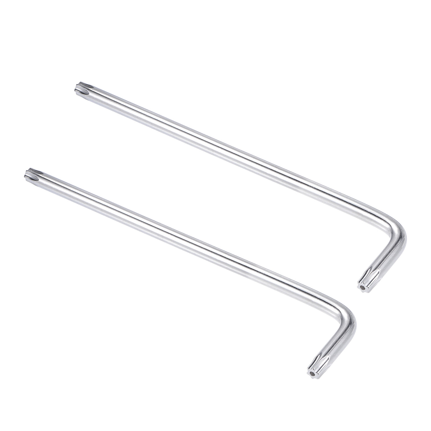 Harfington Anti Tamper Proof Torx Star Key Bit Wrench, L-Shape Long Arm CR-V Steel