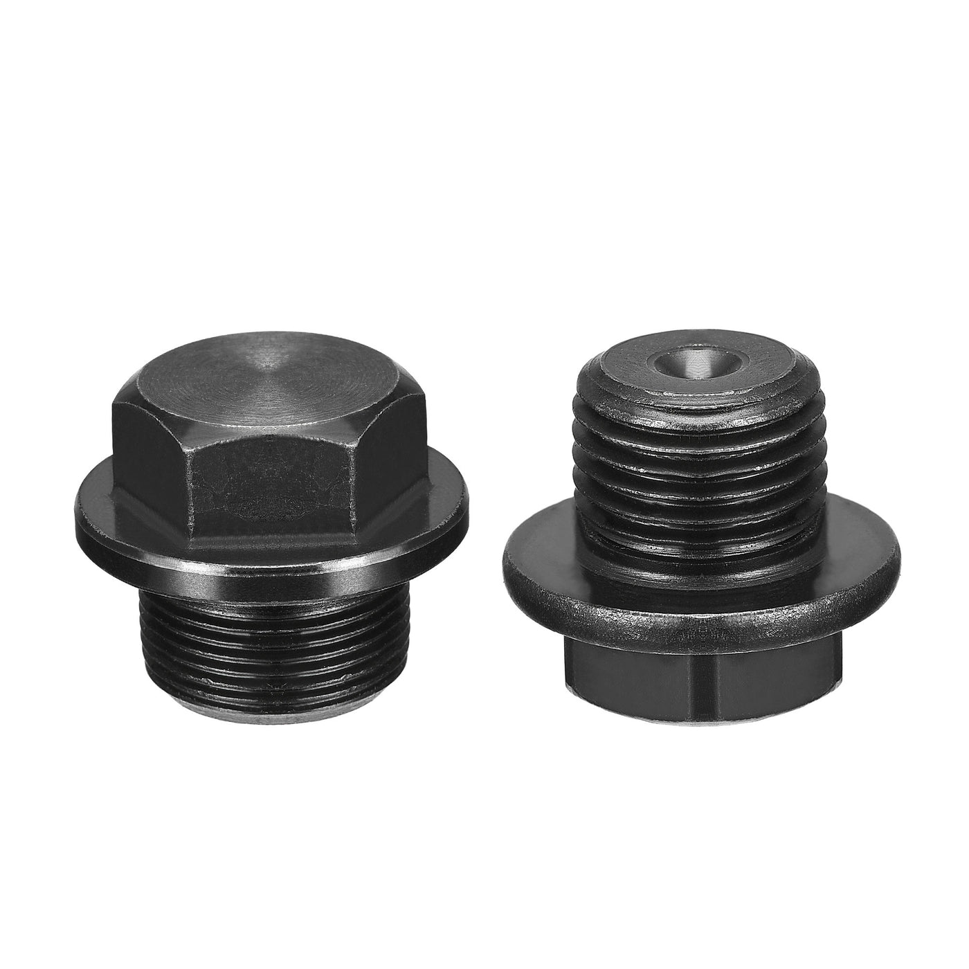 Harfington Outer Hex Head Pipe Fitting Plug 2Pcs
