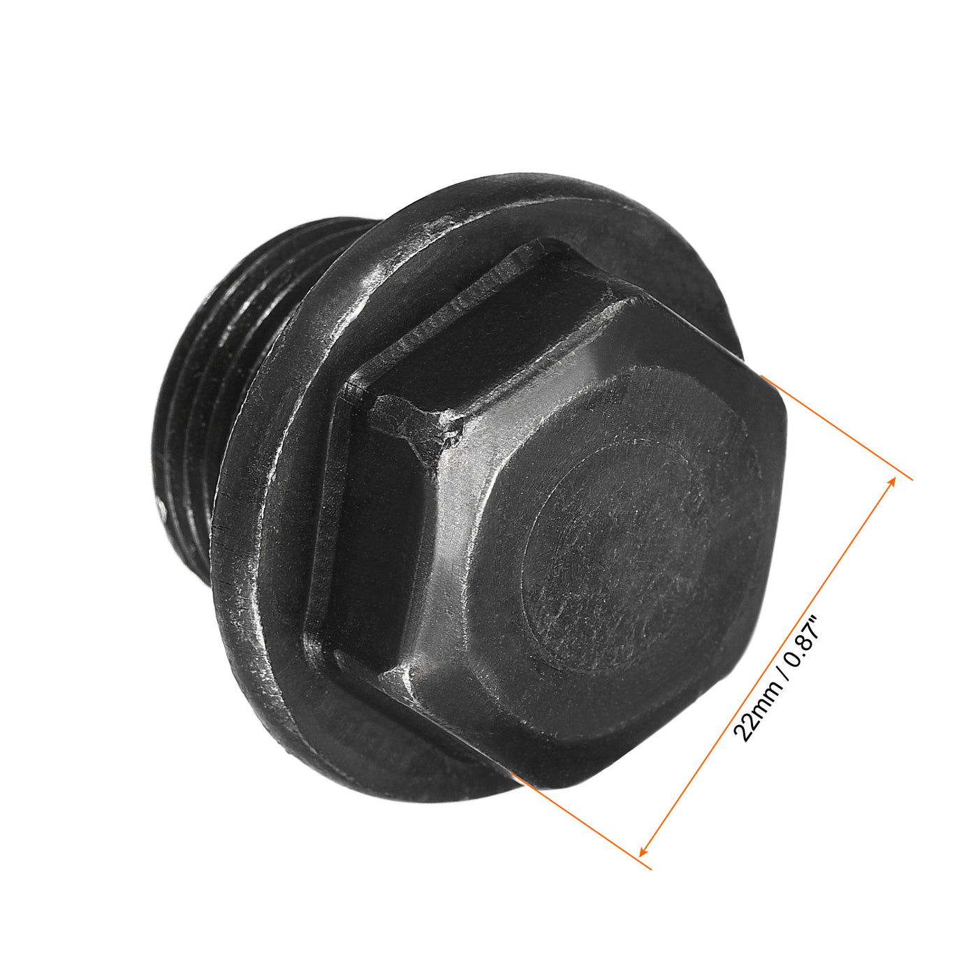 Harfington Outer Hex Head Pipe Fitting Plug 2Pcs