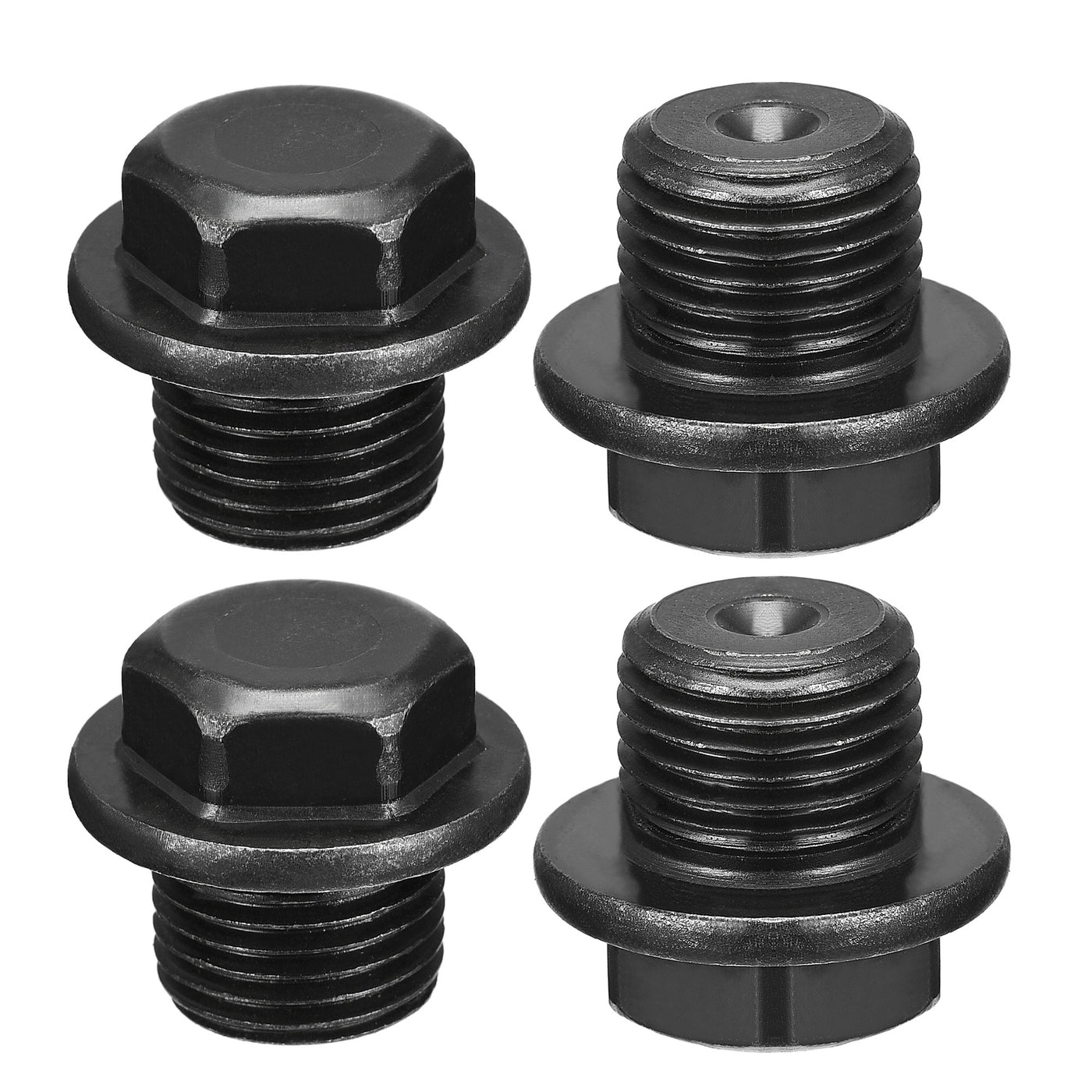 Harfington Outer Hex Head Pipe Fitting Plug 4Pcs