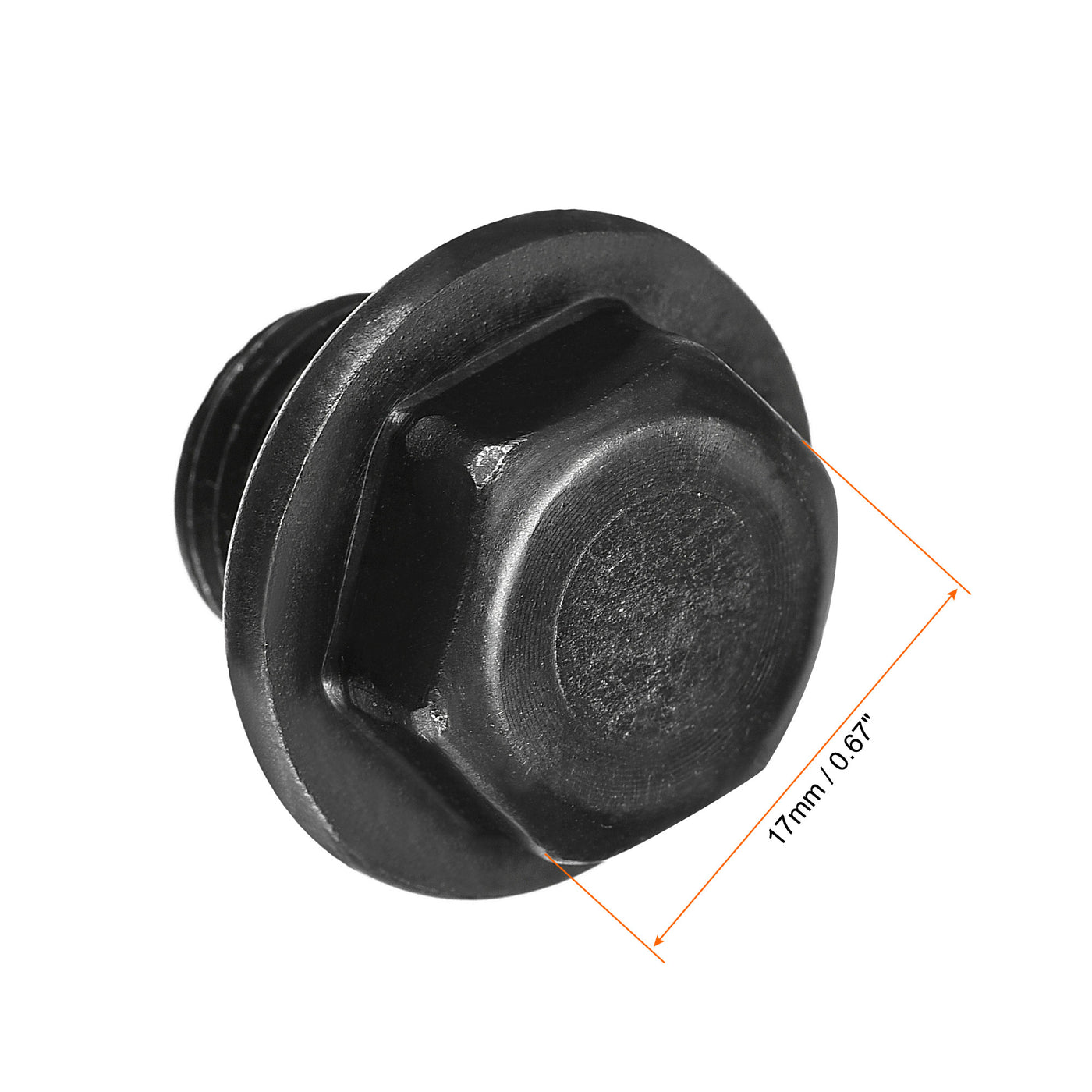 Harfington Outer Hex Head Pipe Fitting Plug 2Pcs