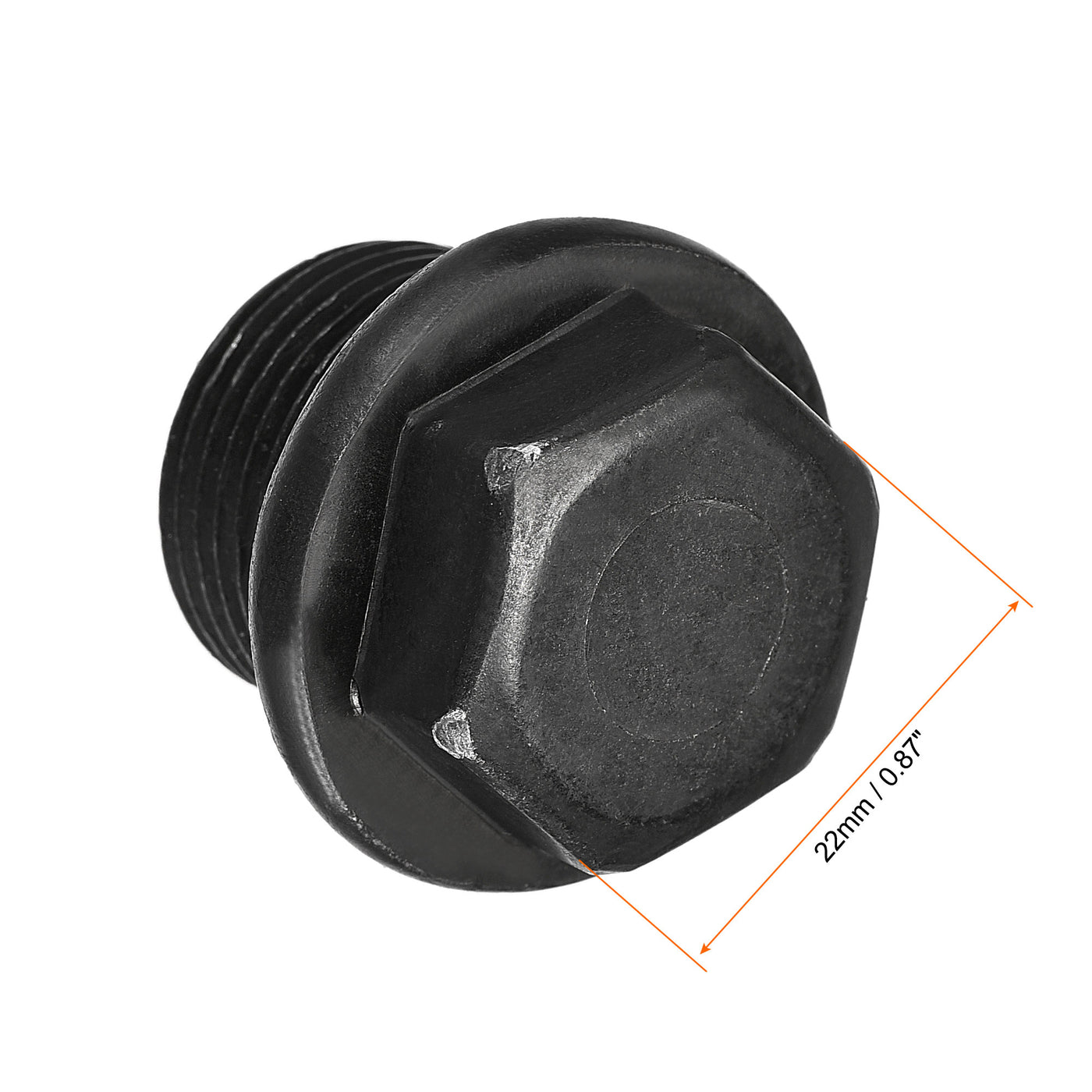 Harfington Outer Hex Head Pipe Fitting Plug 2Pcs