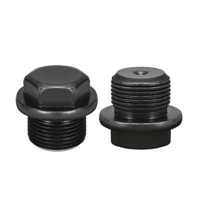 Harfington Outer Hex Head Pipe Fitting Plug 2Pcs