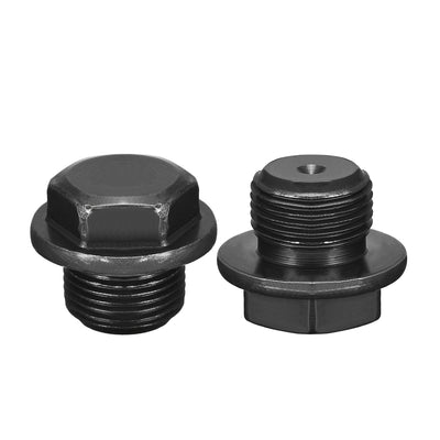 Harfington Outer Hex Head Pipe Fitting Plug 2Pcs