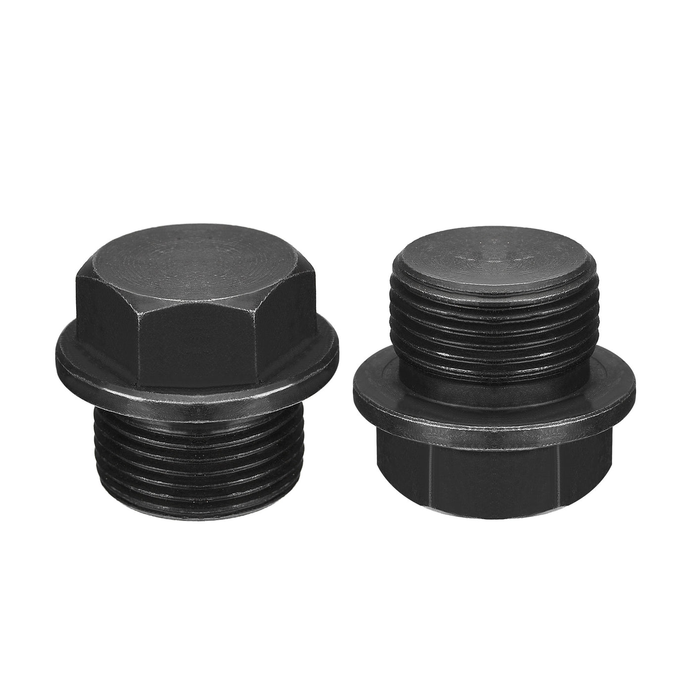Harfington Outer Hex Head Pipe Fitting Plug 2Pcs