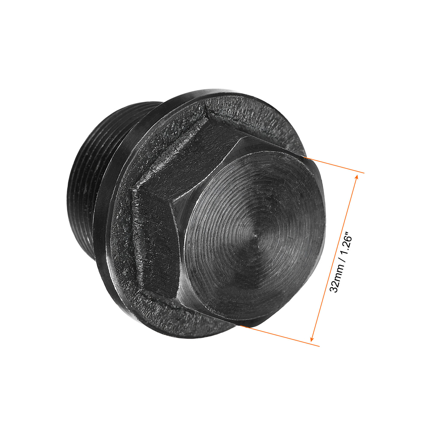 Harfington Outer Hex Head Pipe Fitting Plug 2Pcs