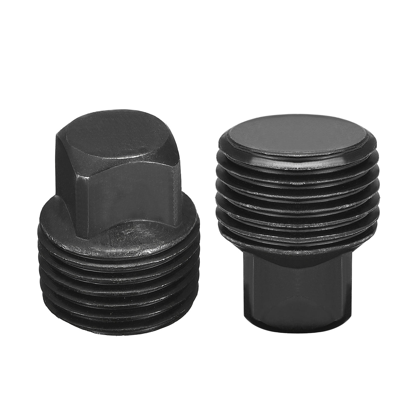 Harfington Outer Square Head Socket Pipe Fitting Plug 2Pcs