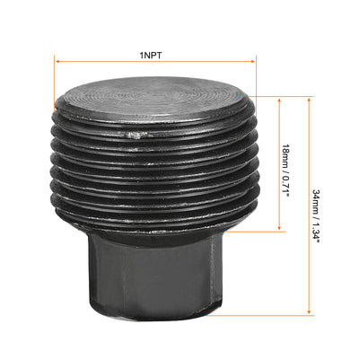 Harfington Outer Square Head Socket Pipe Fitting Plug