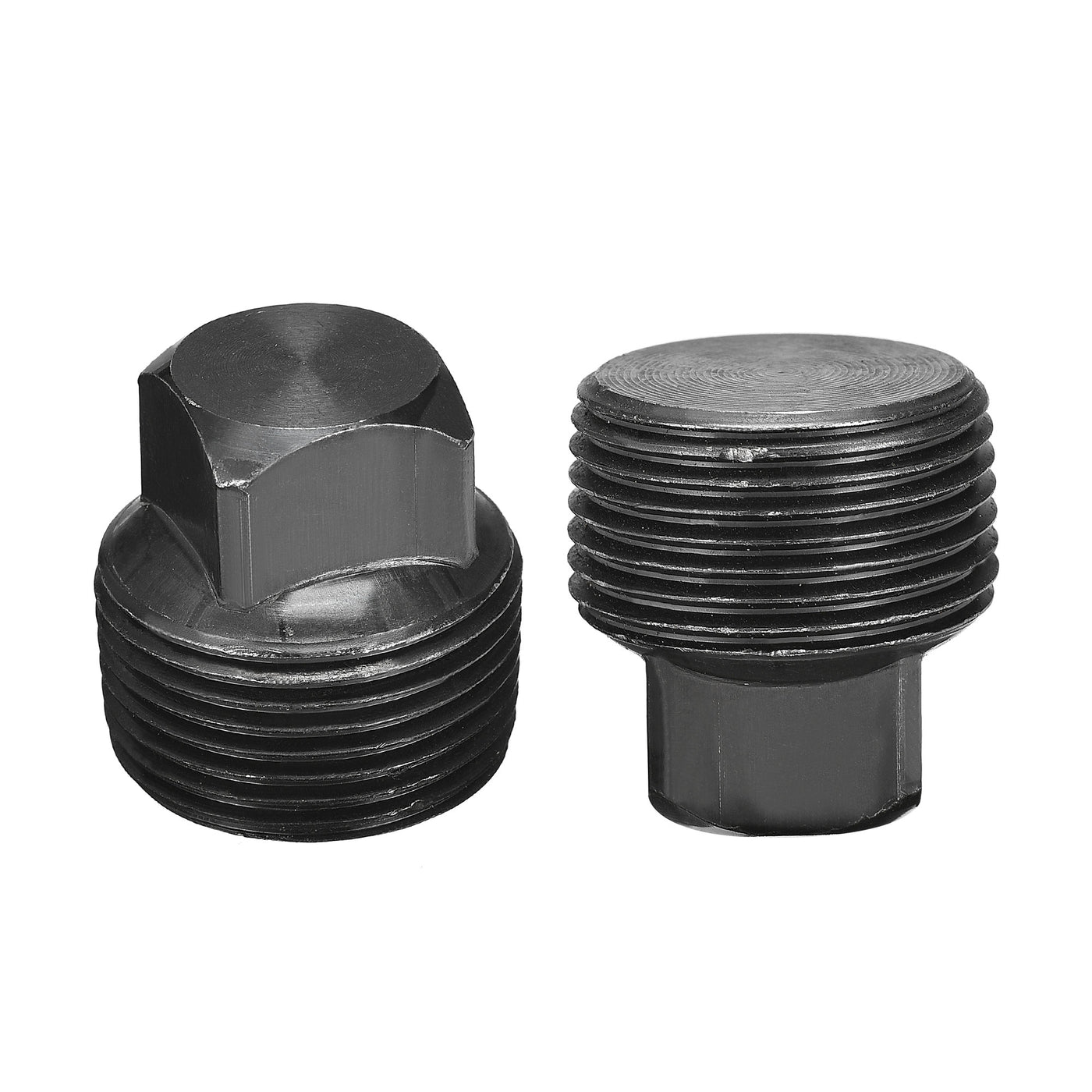 Harfington Outer Square Head Socket Pipe Fitting Plug 2Pcs