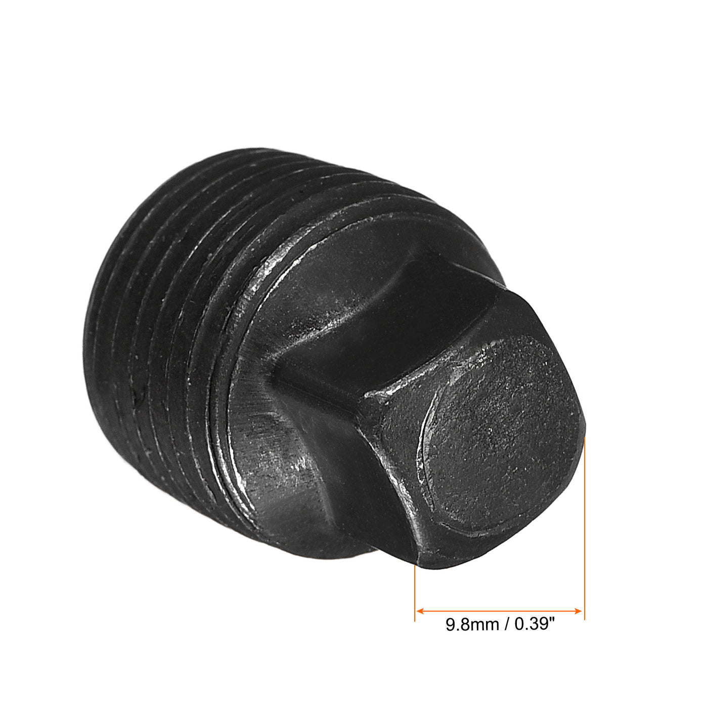 Harfington Outer Square Head Socket Pipe Fitting Plug 2Pcs