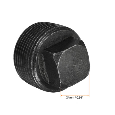 Harfington Outer Square Head Socket Pipe Fitting Plug
