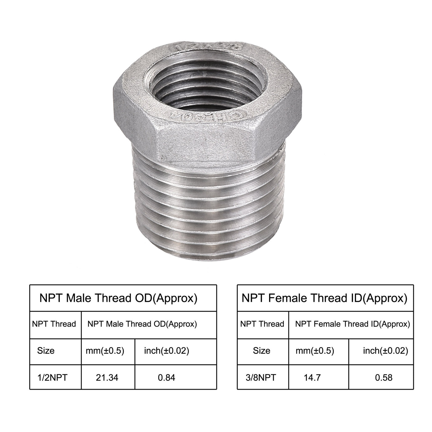 Harfington Reducer Hex Bushing Fitting