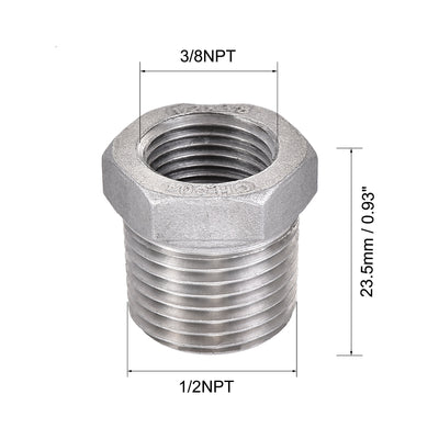 Harfington Reducer Hex Bushing Fitting 2Pcs