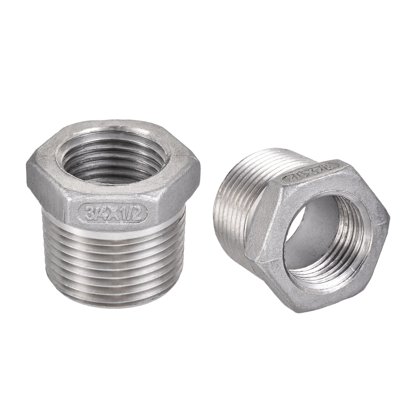 Harfington Reducer Hex Bushing Fitting 2Pcs