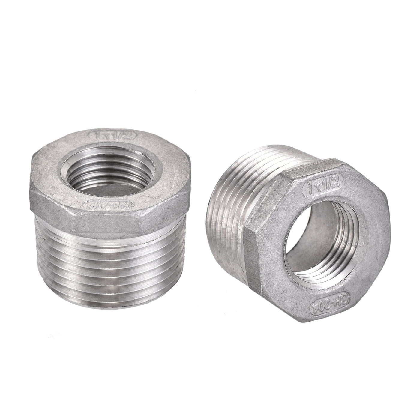 Harfington Reducer Hex Bushing Fitting 2Pcs