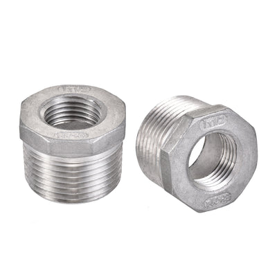 Harfington Reducer Hex Bushing Fitting 2Pcs