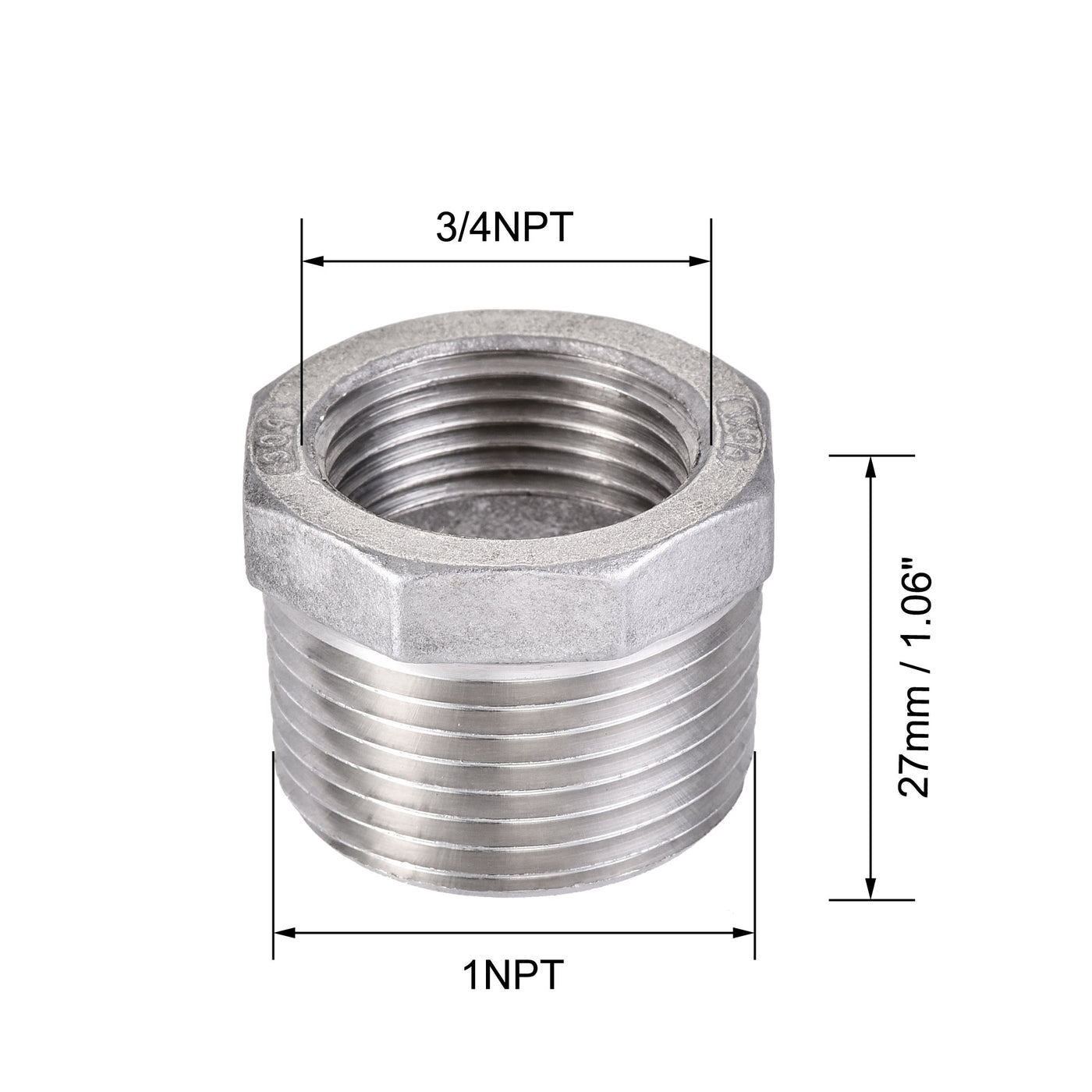 Harfington Reducer Hex Bushing Fitting