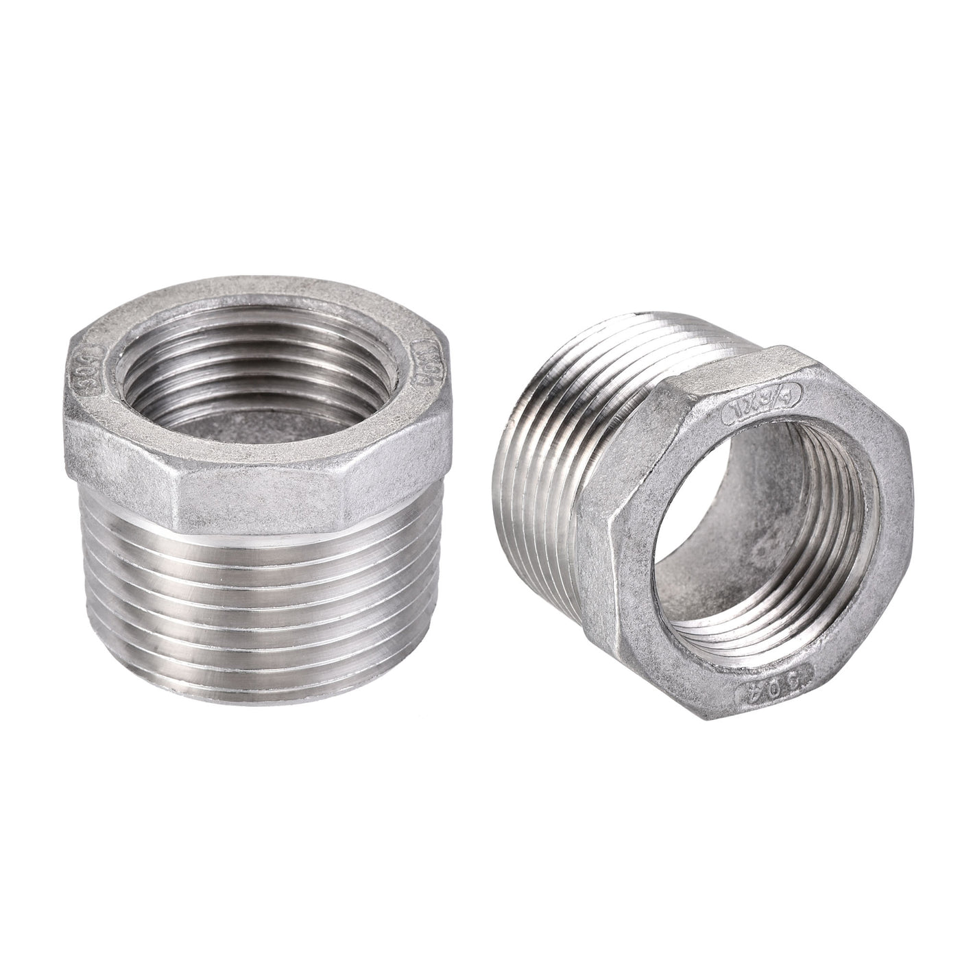 Harfington Reducer Hex Bushing Fitting 2Pcs