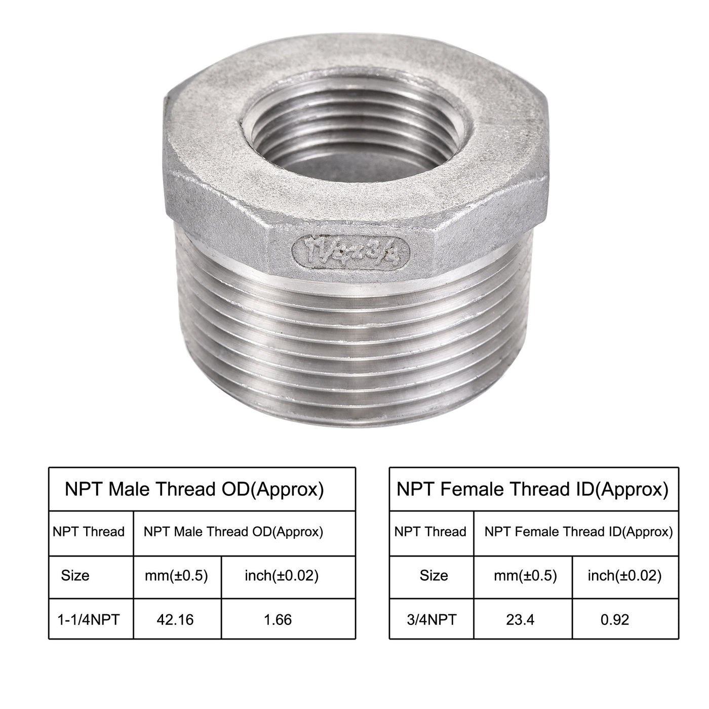 Harfington Reducer Hex Bushing Fitting
