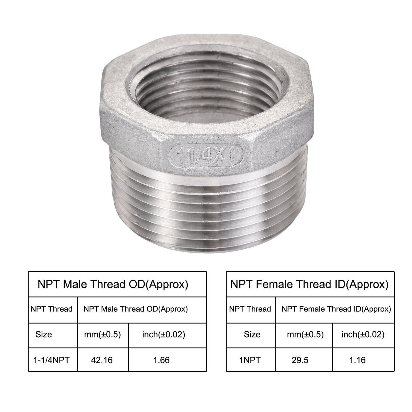 Harfington Reducer Hex Bushing Fitting