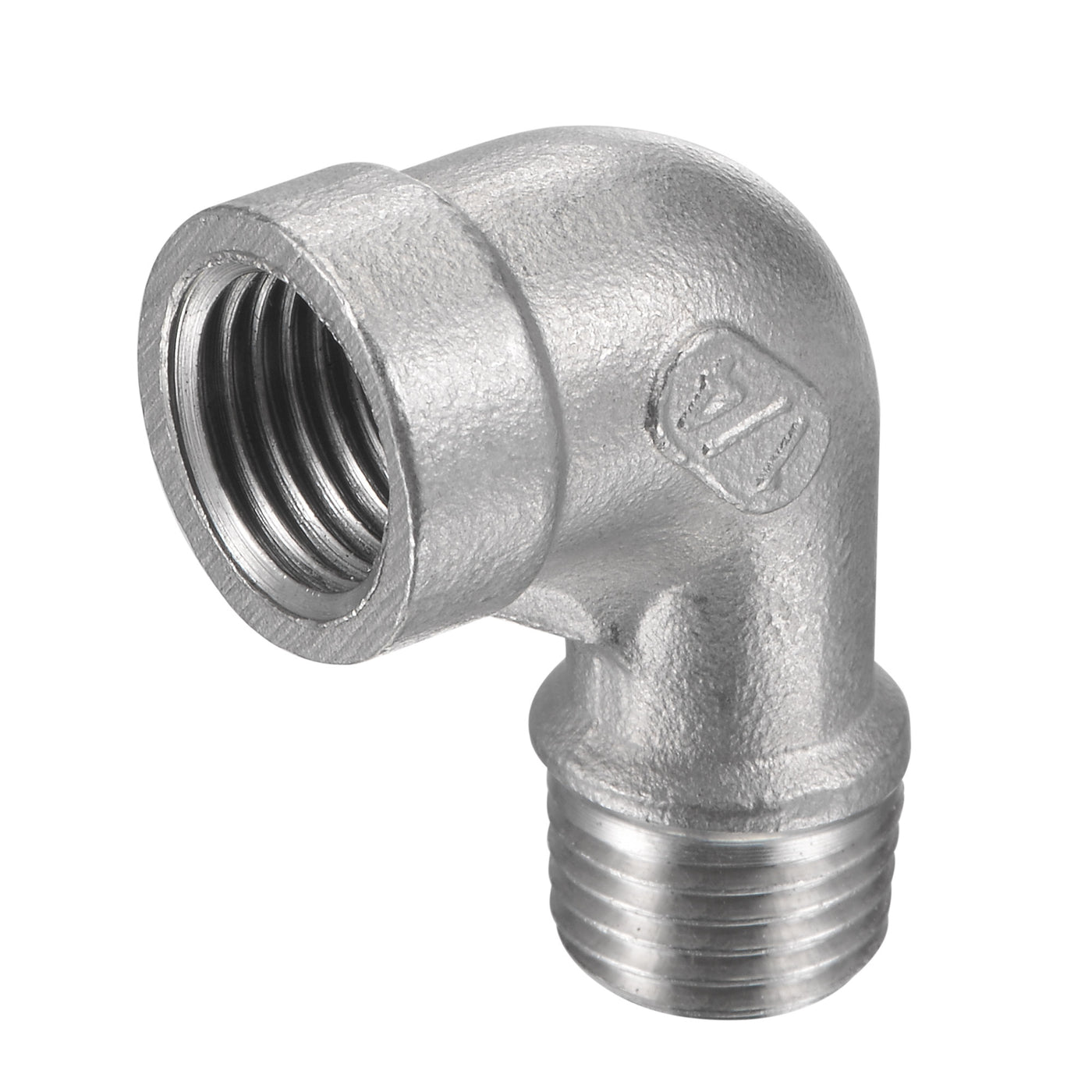 Harfington Pipe Fitting Elbow NPT Male to Female Thread Hose Connector Adapter 304 Stainless Steel